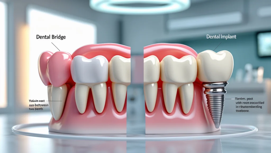 Dental Bridge vs. Dental Implant Which is the Right Choice