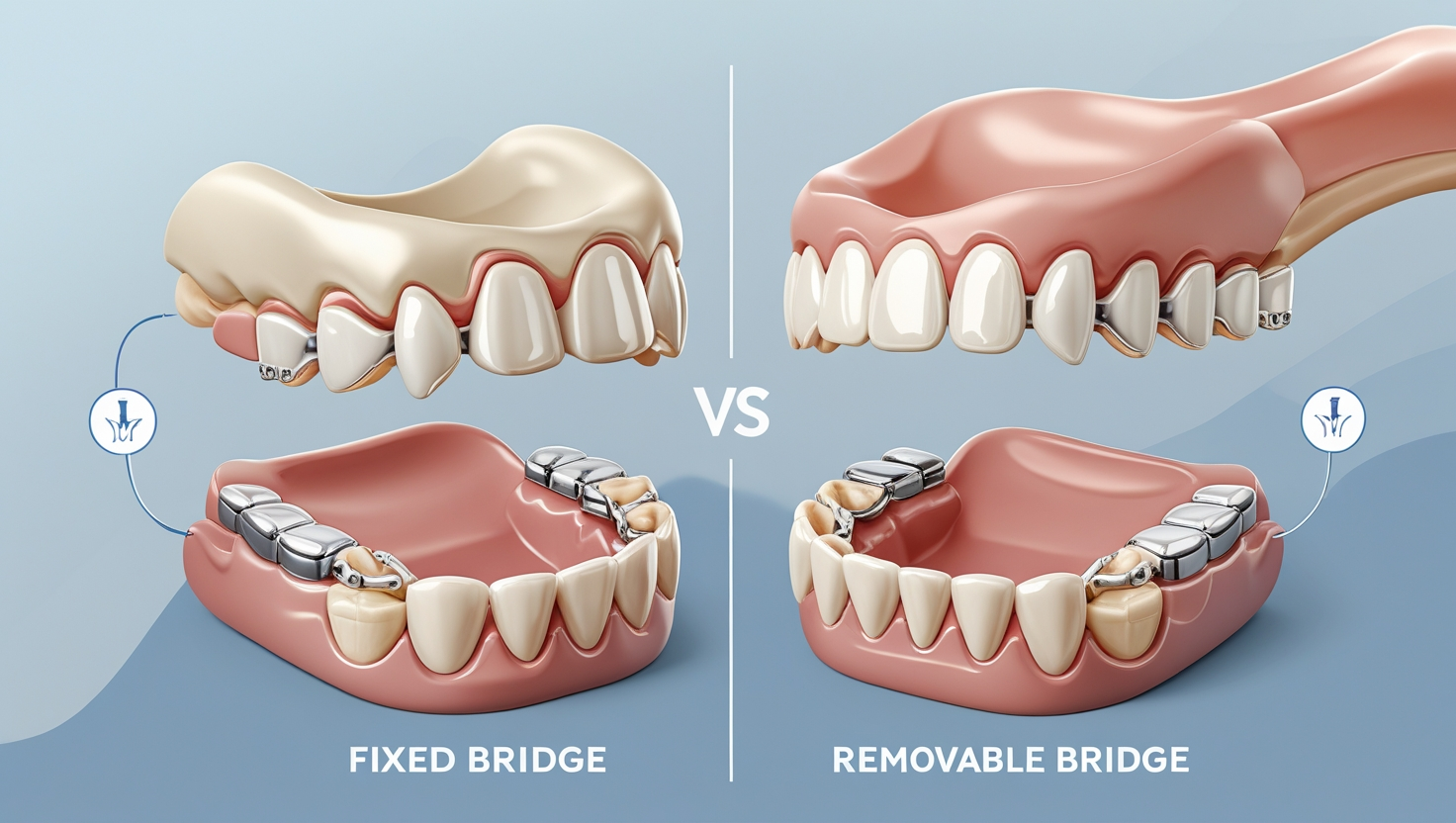 Dental Fixed Bridge vs Removable Bridge Pros and Cons