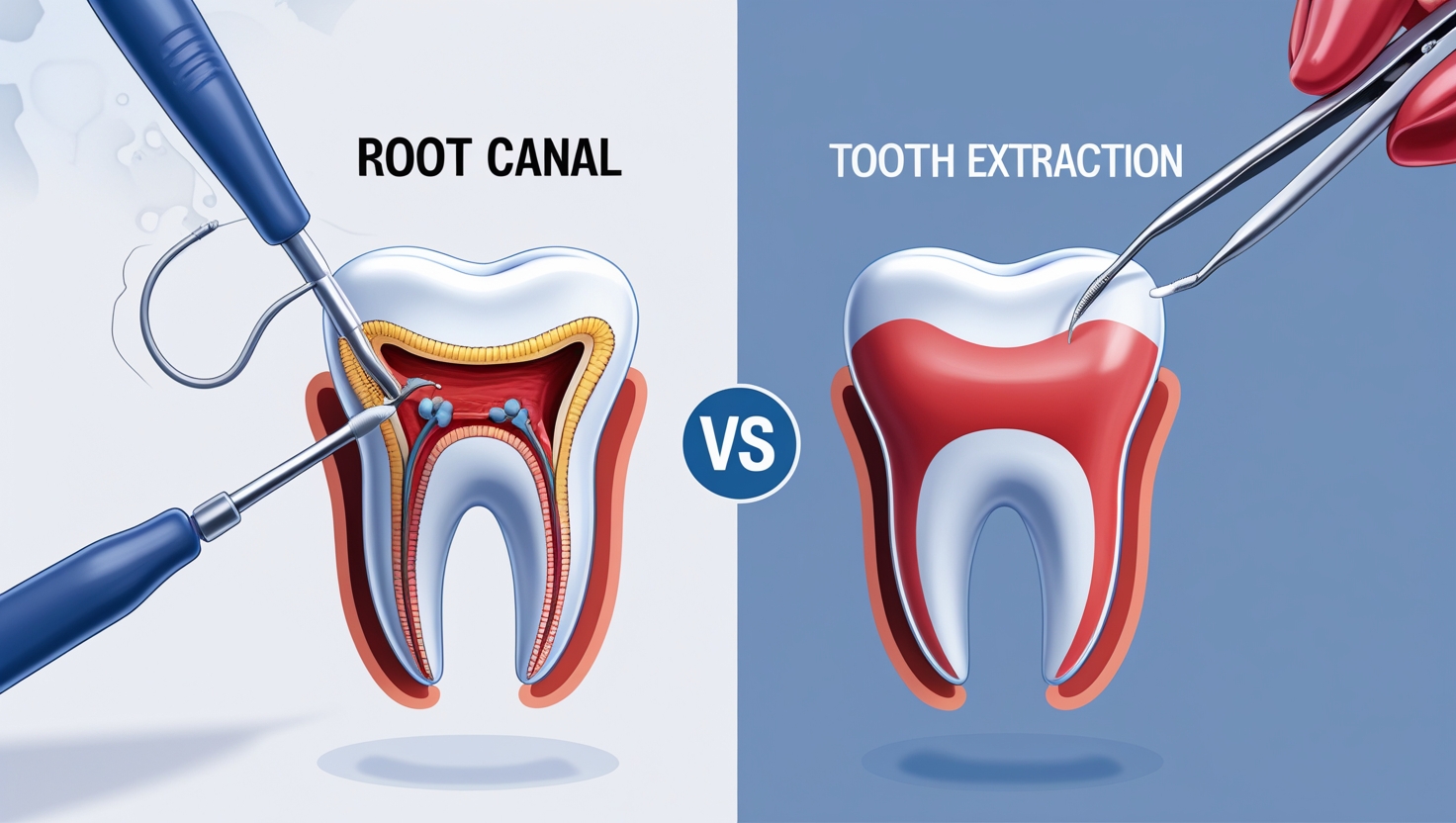 Root Canal vs Tooth Extraction Which is right for Patient