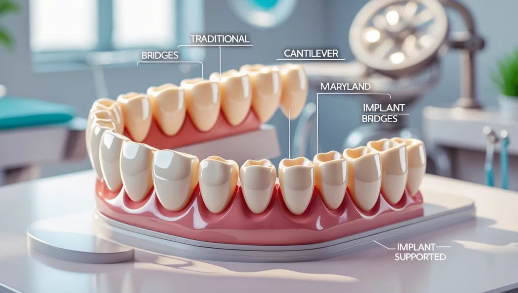 What is a Dental Bridge 4 Types, Procedure and its Benefits