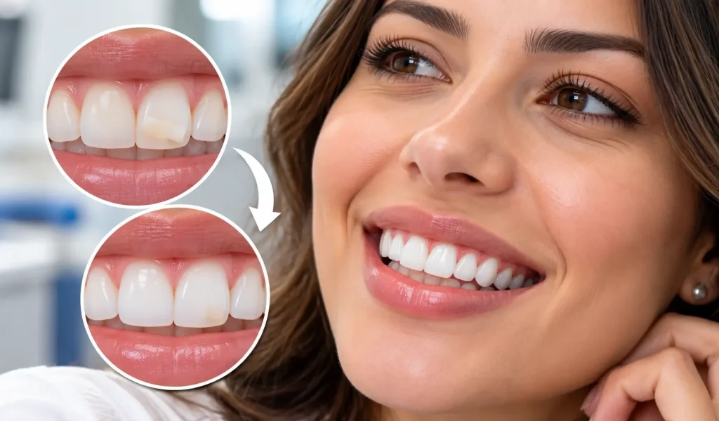 How to Whiten Fillings on Front Teeth