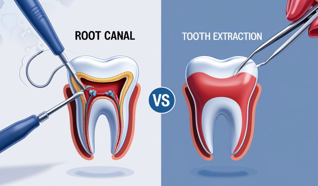 Root Canal vs Tooth Extraction Which is right for Patient